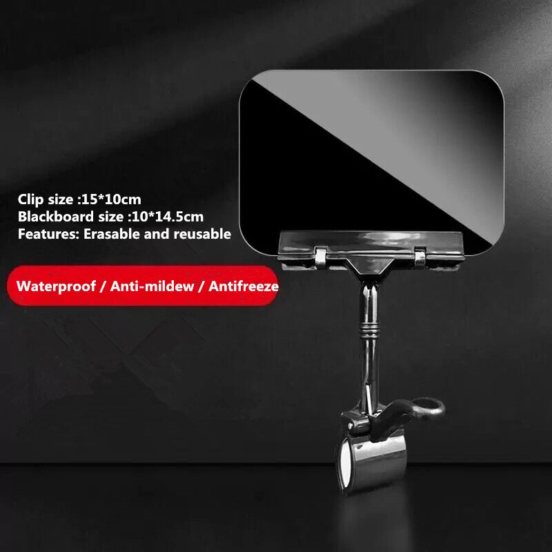 10 Pieces A6 Plastic Adjustable Merchandise Sign Clip Rotatable Pop Clip-on Holder Stand Rewrite Price Holders Tag Clip Board: 2