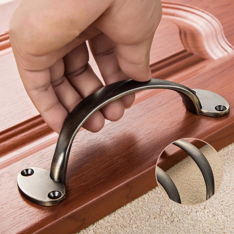 Antique Metal Door Handles Bronze Drawer Pulls Modern Kitchen Cabinet Handles and Knobs Furniture Handles Hardware Fittings