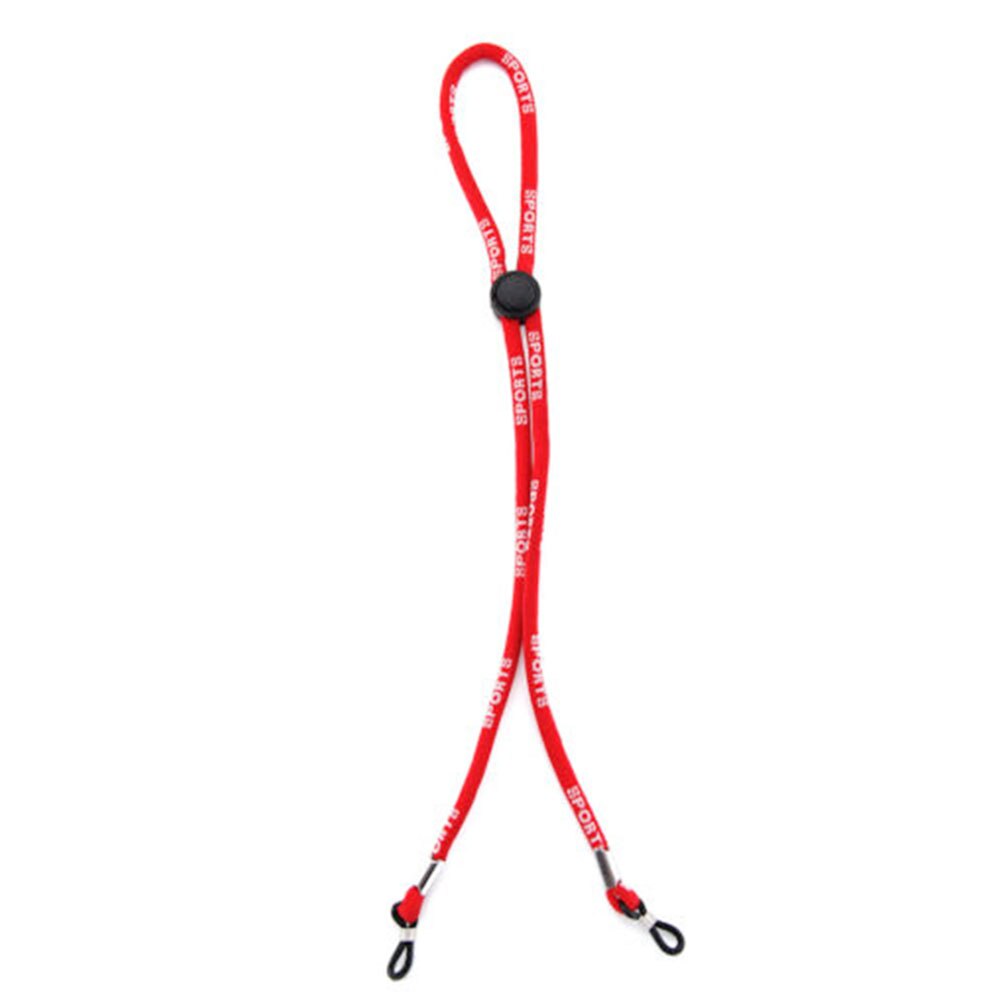 Lanyard Neck Glasses Floating Sunglasses Neoprene Sport Head Strap Anti-skid Rope: Red