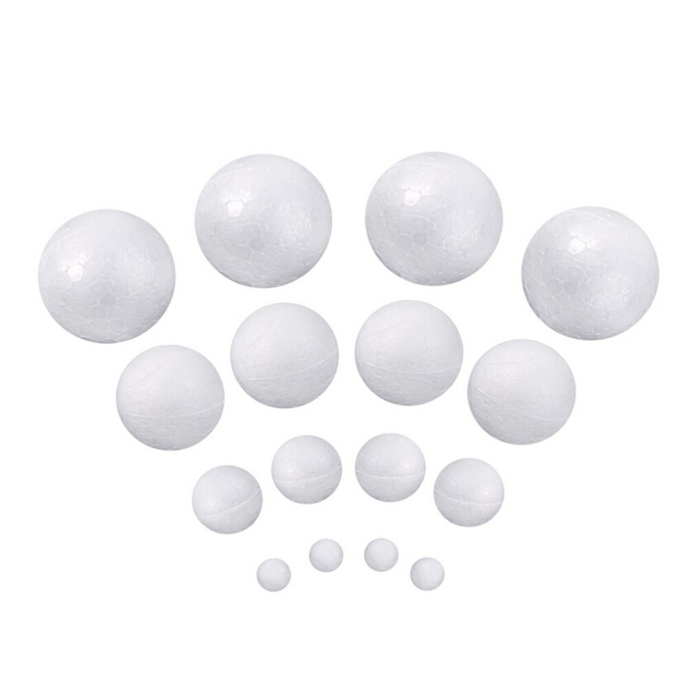 10 stuks 2cm- vormige piepschuim ornamenten diy knutsel feestdecoratie