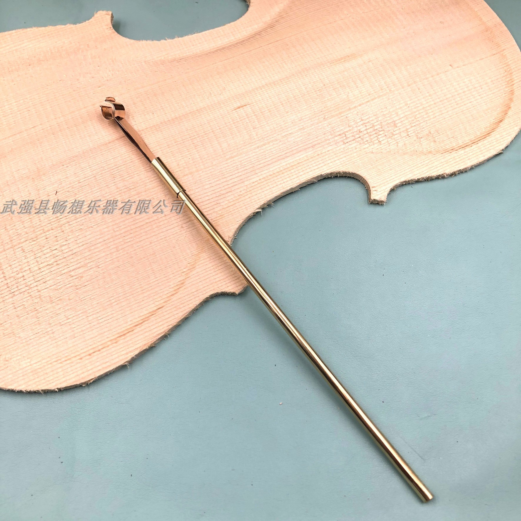 Cello sound post retriever, luthier tool reparatie cello gereedschap