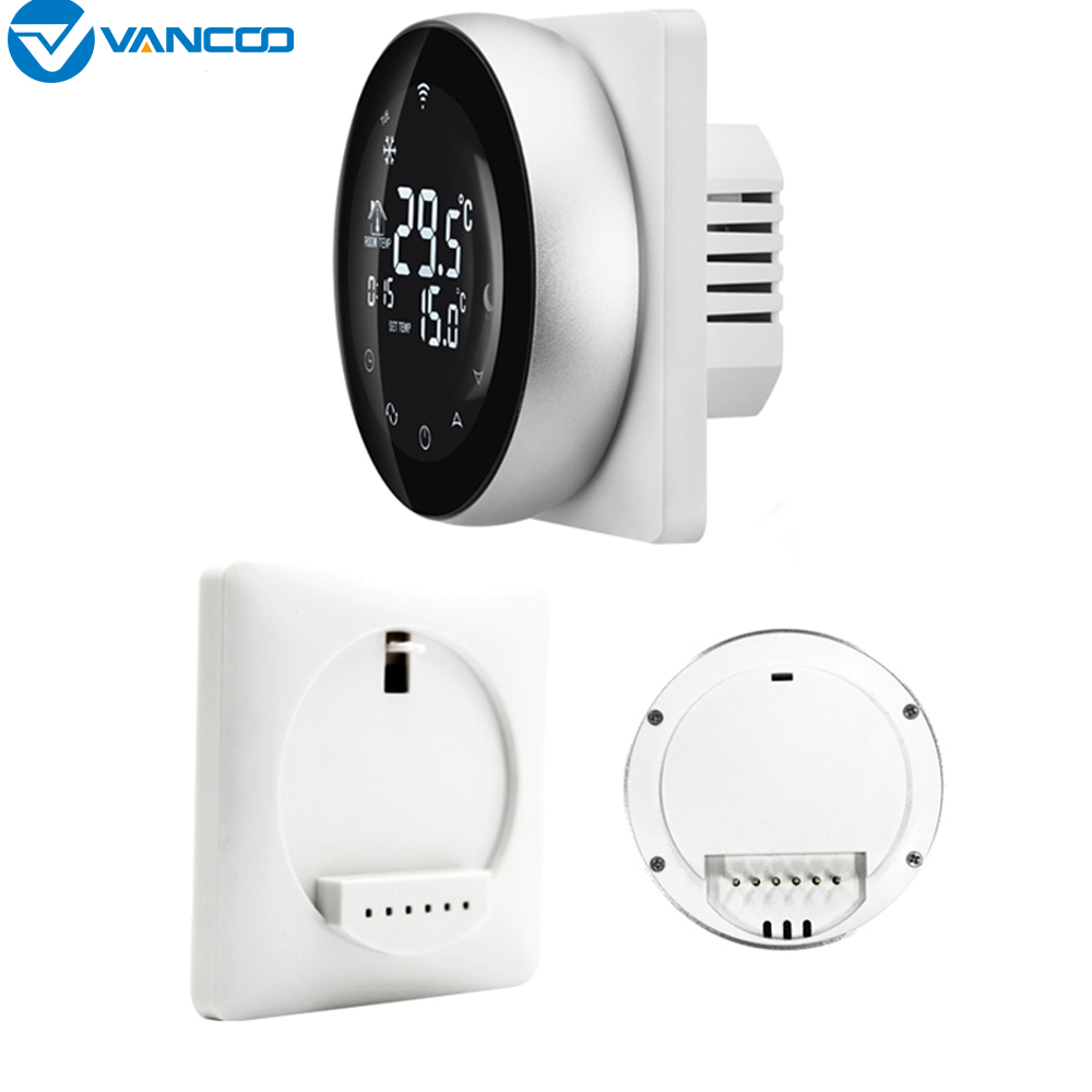 Vancoo Wifi Slimme Thermostaat 220V Elektrische Vloerverwarming Gas Boiler Temperatuur Afstandsbediening Voor Google Thuis, Alexa