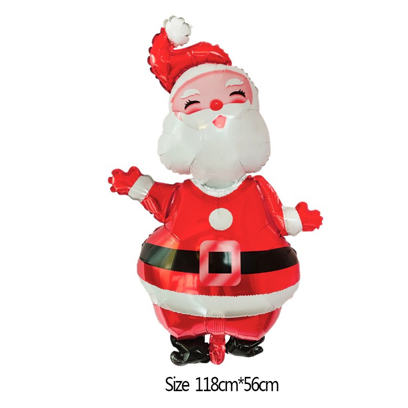 Santa Claus Deer Schneemann Folien-ballone Weihnachten Baum Helium Ballon für Weihnachten Party Dekoration Globals Kinder Spielzeug Neue Jahr Decor: B07