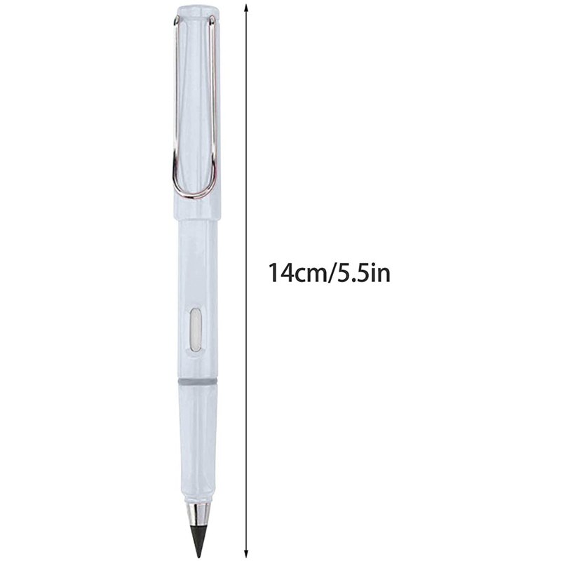 12Pcs Inktloze Potloden, Eeuwige Potlood, Inktloze Potloden Eeuwige Technologie, Geen Inkt Pen, met Vervangbare Graphite Pen