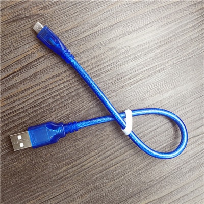 30cm usb 2.0 a han til micro usb 5 ben han data ladekabel ledning