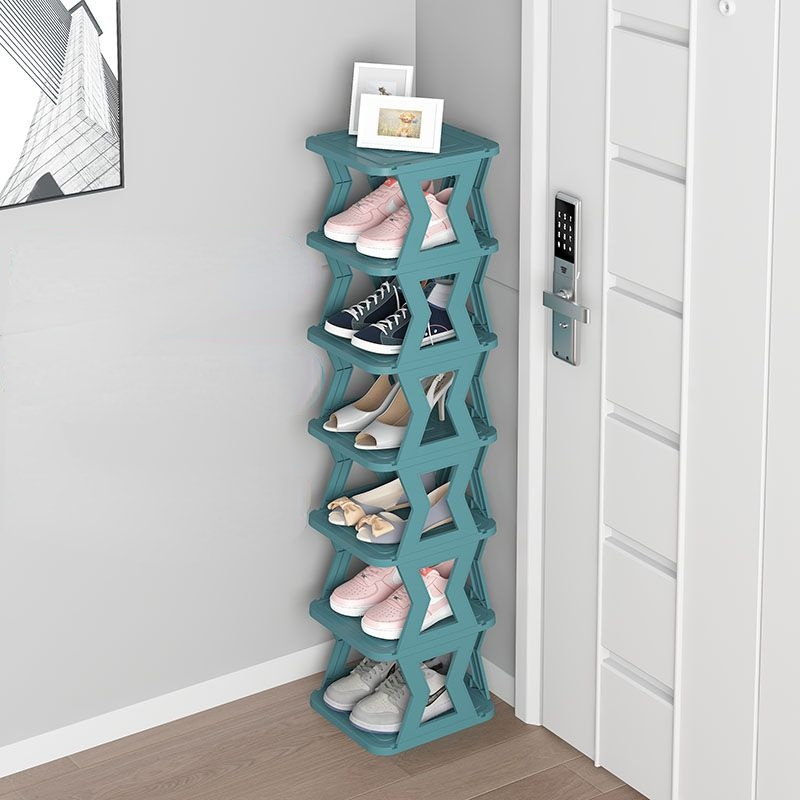 Étagère à chaussures multicouche, petit espace étroit dans la porte, armoire à chaussures, rangement de chaussures multifonctionnel T1