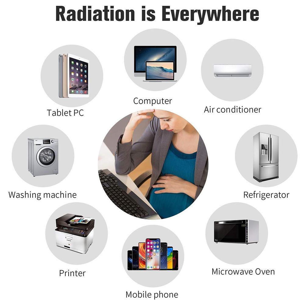 6 uds. Teléfonos móviles Protector Anti radiación pegatina bloqueador de iones negativos Reduce la radiación 99% Protector para ordenador portátil