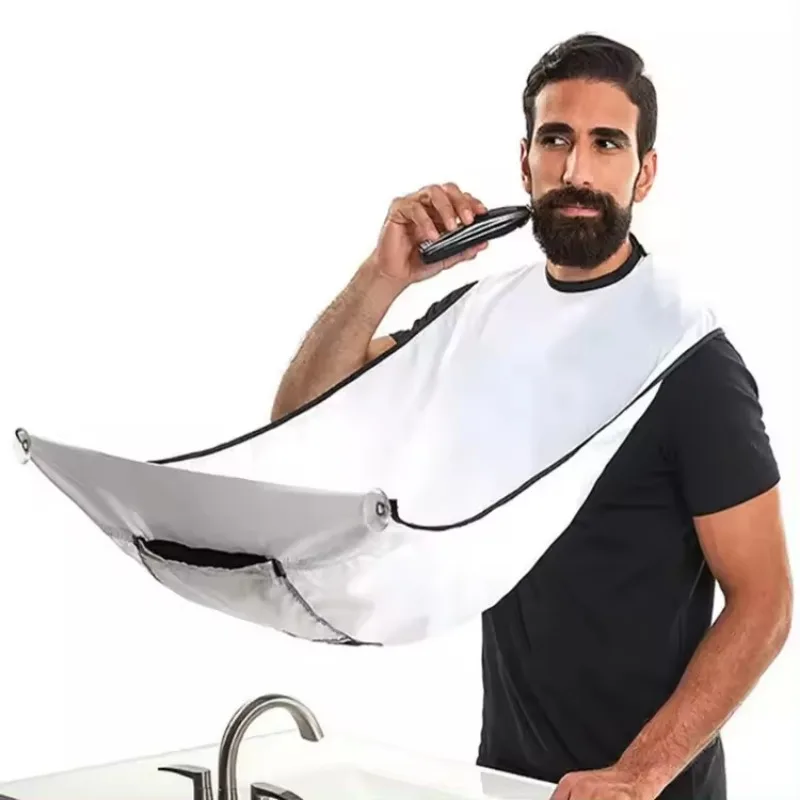 Scheerdoek voor mannen, opbergruimte voor haarknipsels, waterdichte doek met bloemenprint, huishoudelijke schoonmaakartikelen, badkameraccessoires, opbergplanken voor de baard van mannen