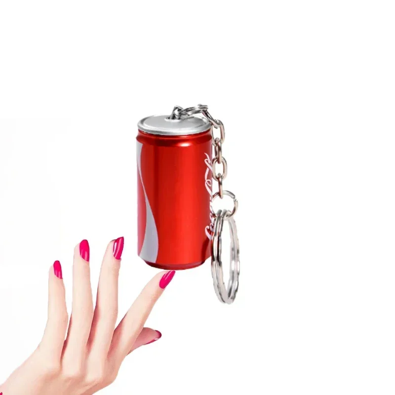 Boîtes de Coke créatives clé USB 2.0 avec porte-clés clé Portable capacité réelle clé mémoire 64GB/32GB/16GB/8GB disque U