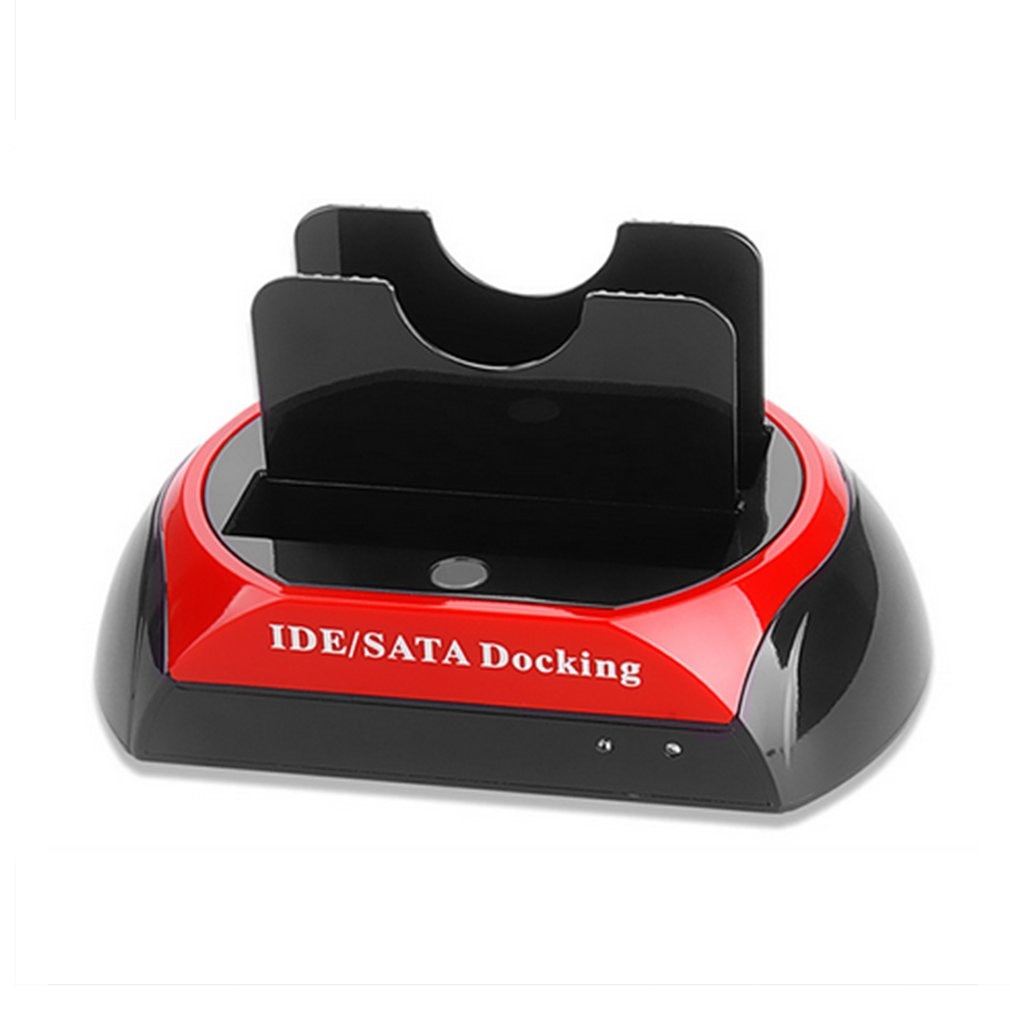 2.5 "3.5" IDE SATA USB 2.0 Dock HUB Dual HDD Harde Schijf Disk Docking Station Base Ondersteuning Harde schijf EU ONS UK AU Plug