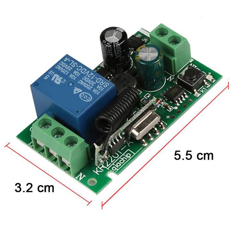 Wireless Wall Switch - Remote Control Transmitter & Receiver for Smart Home Lighting
