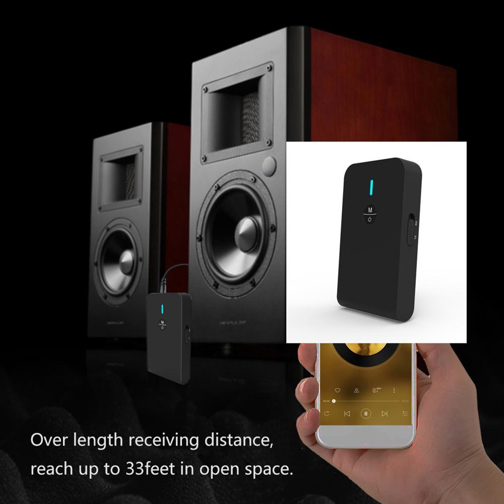 3 In 1 Wireless Bluetooth 5.0 Receiver Transmitter 3.5mm Audio Transceiver Adapter Dongle Support For Android IOS A2DP AVRCP