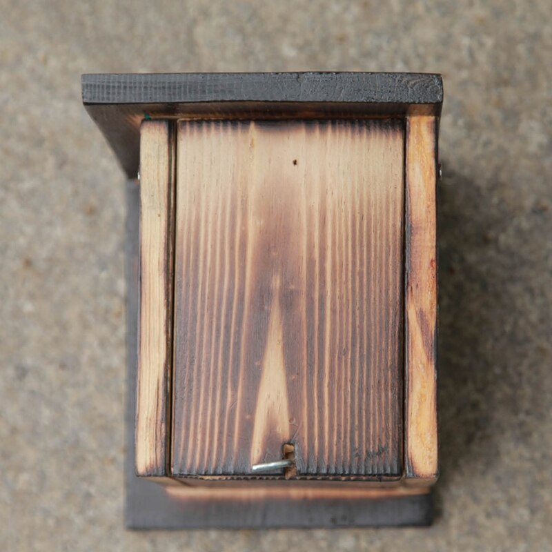 Wood Bird House Natural Wooden Birdhouse Sleeping Nest for Indoor Outdoor Birds Exquisite Garden Decoration