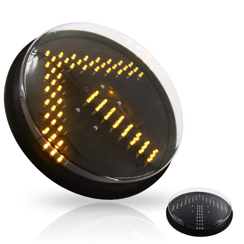 300mm Diameter Red Yellow Green Led Arrow Traffic Light Modules: Yellow  9-36VDC