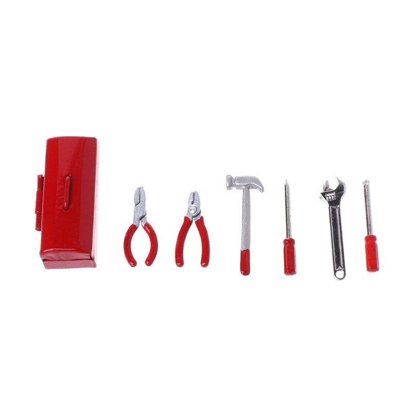 Mini Wrench Hammer Schraubendreher Toolbox Kit Für RC 1:10 Axial SCX10 Rock Crawler 72XC