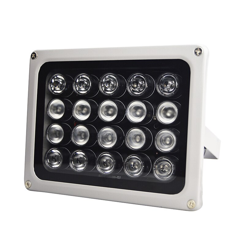 20 kpl infrapuna lediä 850nm ir 90 asteen valaisin yönäköön vedenpitävä led-infrapuna valo cctv-valvontakameralle