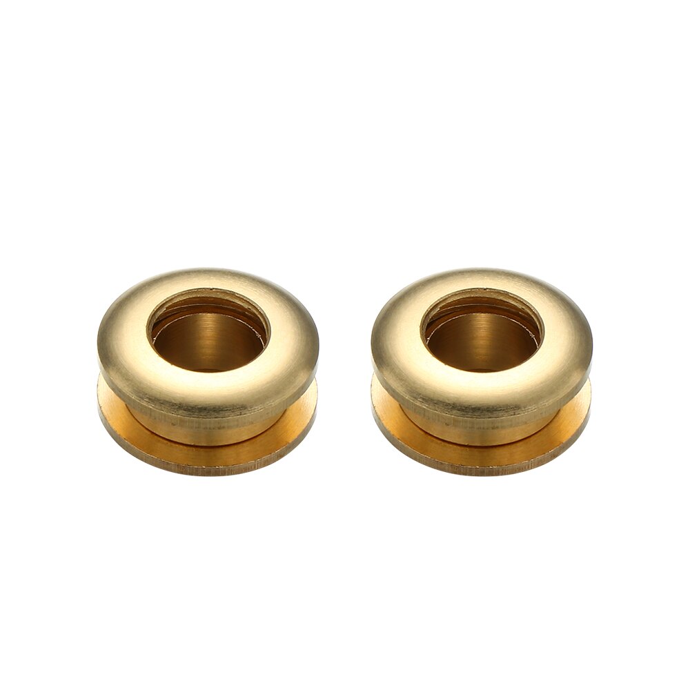 Œillets à vis en laiton massif, 2 pièces, œillets arrière avec œillets de rondelle, accessoire artisanal en cuir pour sac, vêtement, chaussure, vêtements, Jeans, décor de bricolage: 16 x 8mm
