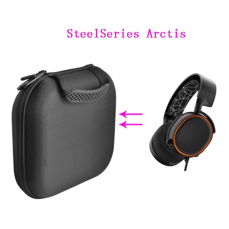 1Pc Mini Harde Eva Opbergtas Draagtas Voor Steelseries Arctis 3/5/7 Gaming Headset