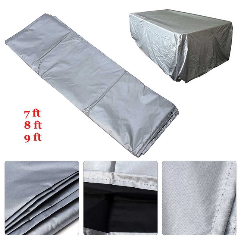 7/8/9FT Biljart Tafel Cover Meubels Tafel Cover Snooker Benodigdheden Met Trekkoord Pooltafel Stofbescherming Oxford Doek