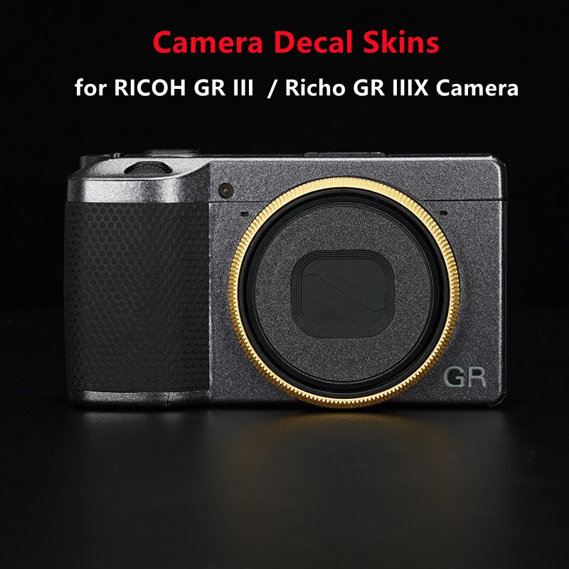 Autocollant en vinyle pour appareil photo GR3, couverture pour RICOH GRIII / Richo GR IIIX, Premium