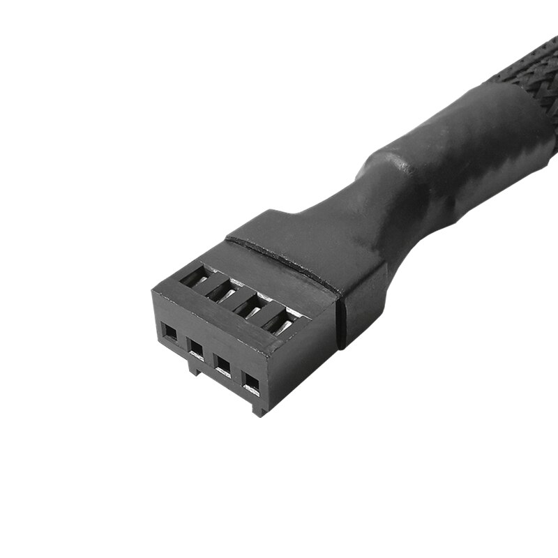 Pwm vifte splitter 4 pinner adapter kabel 1 til 1 2 3 4 datamaskin cpu kjøler vifte splitter pc chassis vifte forlengelse strømkabel