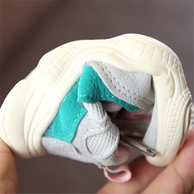 Barn kausala sneakers bekväma skor barn flickor skor baby småbarn skor läder halkfria sneakers barn sportsko
