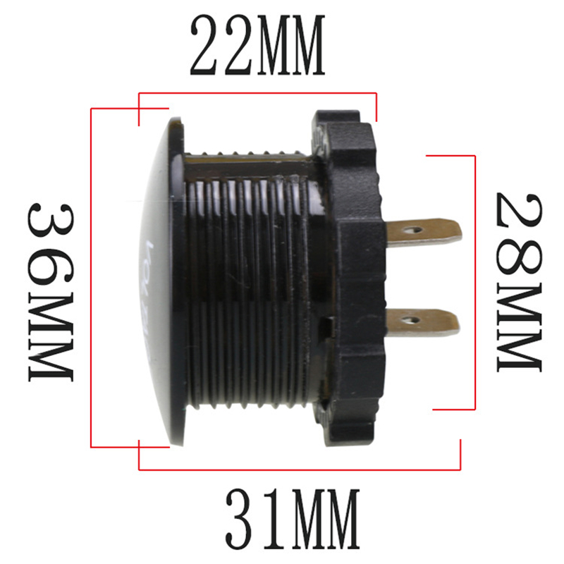 DC 12V-24V cyfrowy miernik napięcia samochodów motocykl woltomierz/napięciomierz dla samochodów automatyczny motocykl łódź ATV ciężarówka