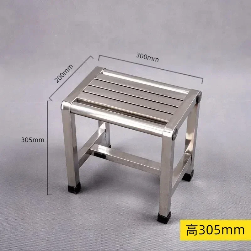 Waterproof Stainless Steel Low Stool Bath Bench Picking Stool Thickening Sgabello Pieghevole Portatile Household High Stool: Gold