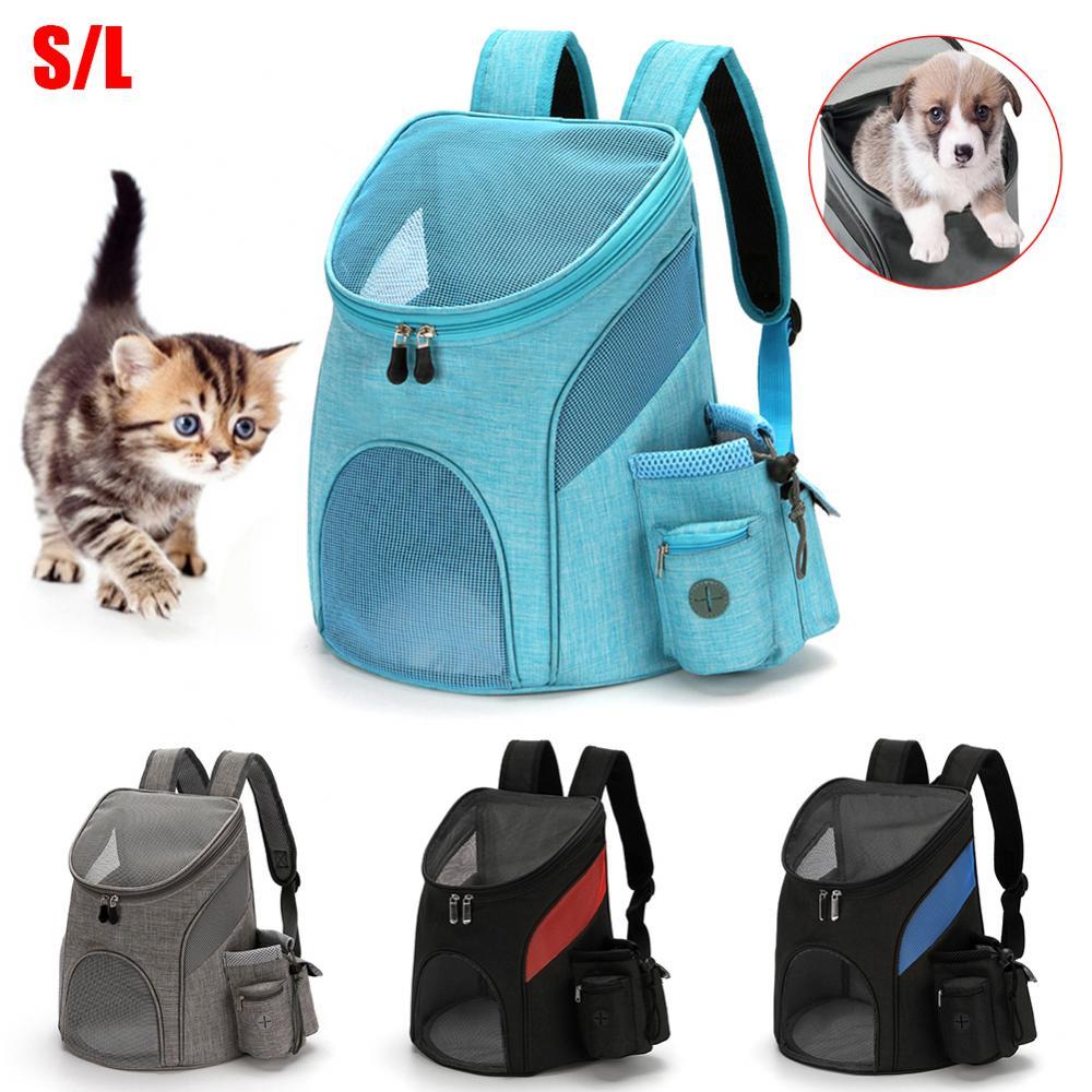 Sac à dos de transport pour animaux domestiques, pliable et respirant, adapté aux petits et moyens chats