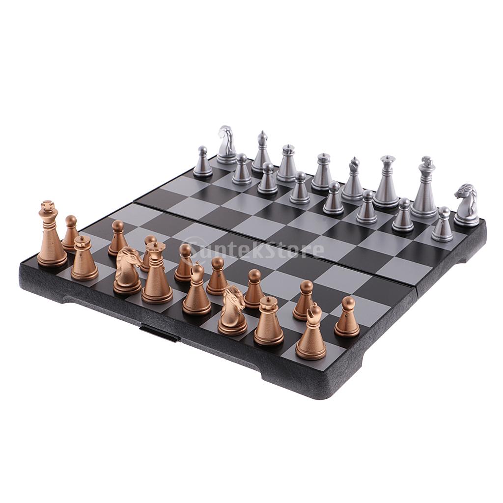 Magnetic Chess Set With Folding Chess Board for Kids and Adults