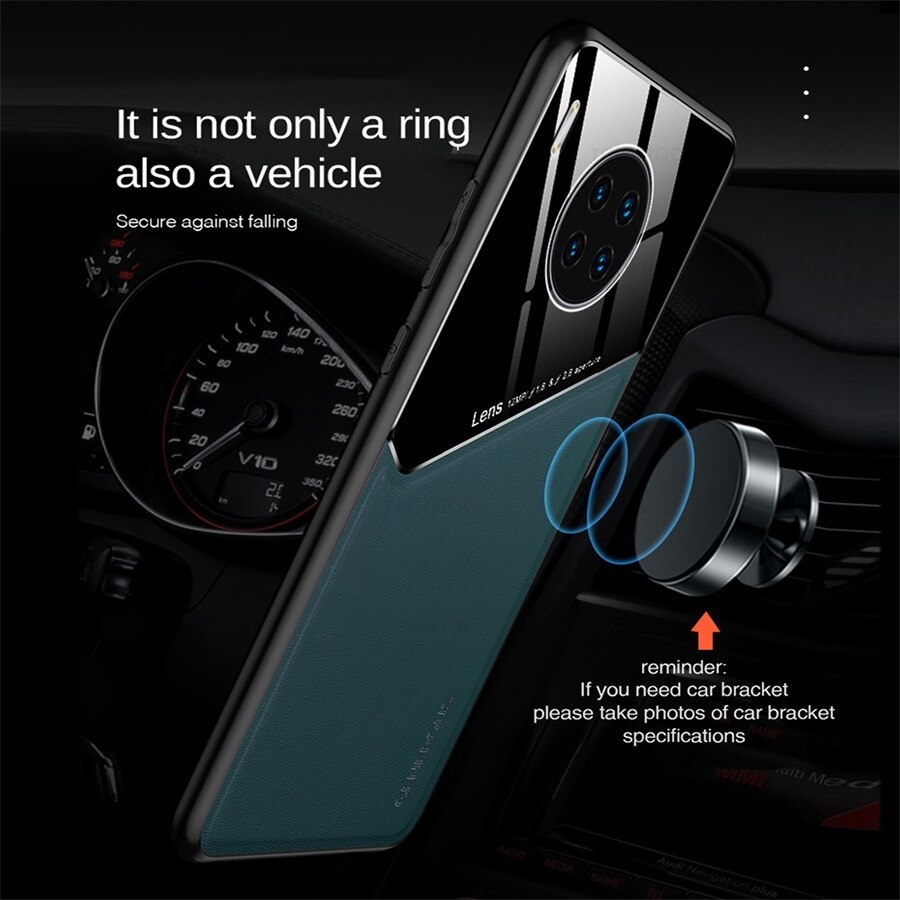 Suporte magnético do carro capa de couro para honra 50 lite caso em honer xonor honra 50 lite 50 luz nth-nx9 6.57 &quot;proteger coque