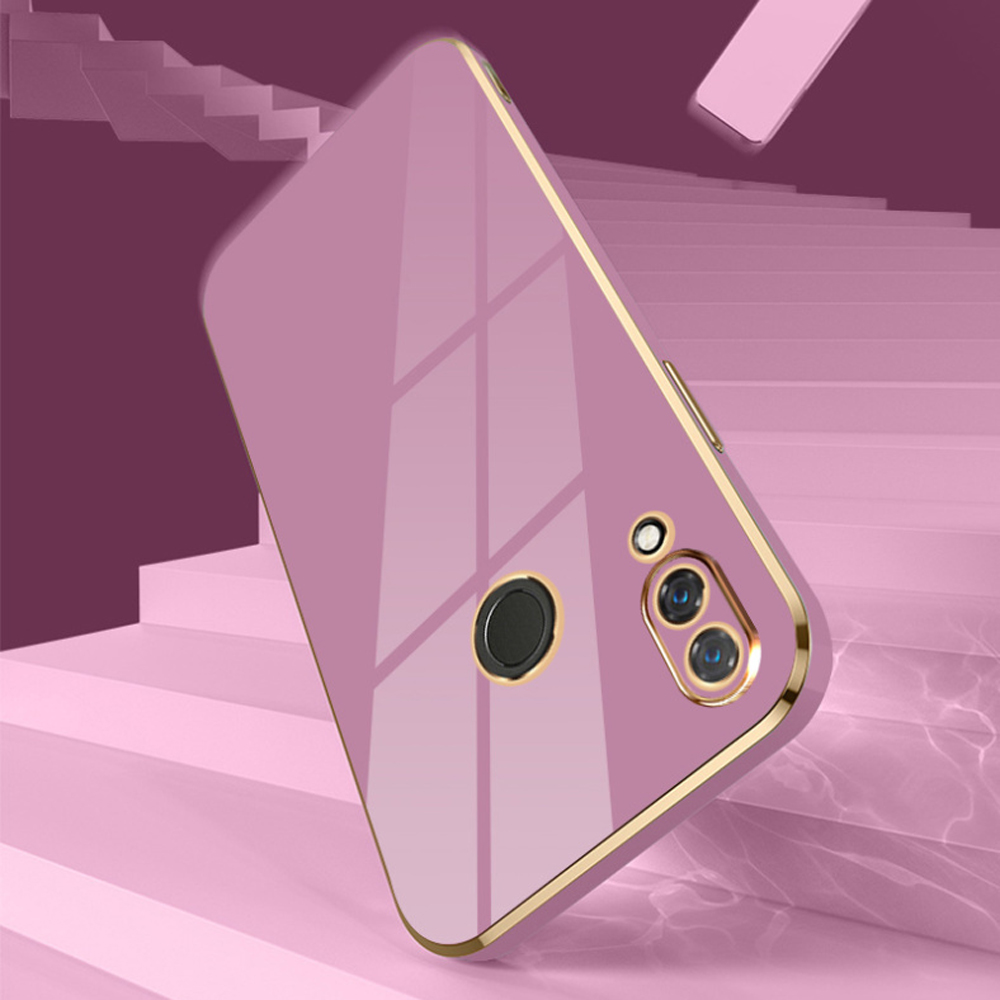 Para Honor 8X funda Honor View 10 Lite funda de teléfono JSN-L11 JSN-L21 JSN-L22 JSN-L23 funda trasera de silicona Fundas revestimiento cuadrado de lujo