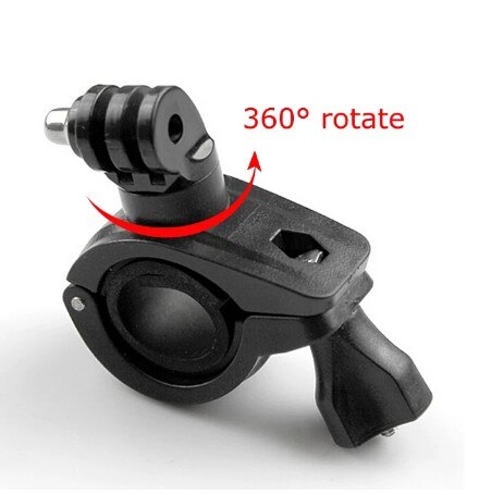Cykel motorcykel action kamera styr mount 360 ° rotation til gopro hero 8 7 6 5 4 sjcam cykel kamera montering tilbehør