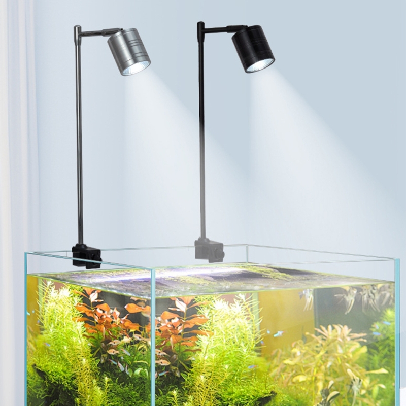 Aquarium-Licht für den Pflanzenanbau von Fischen, zum Anklemmen an Meerespflanzen, verstellbares Aquarium-LED-Licht 7 10 für