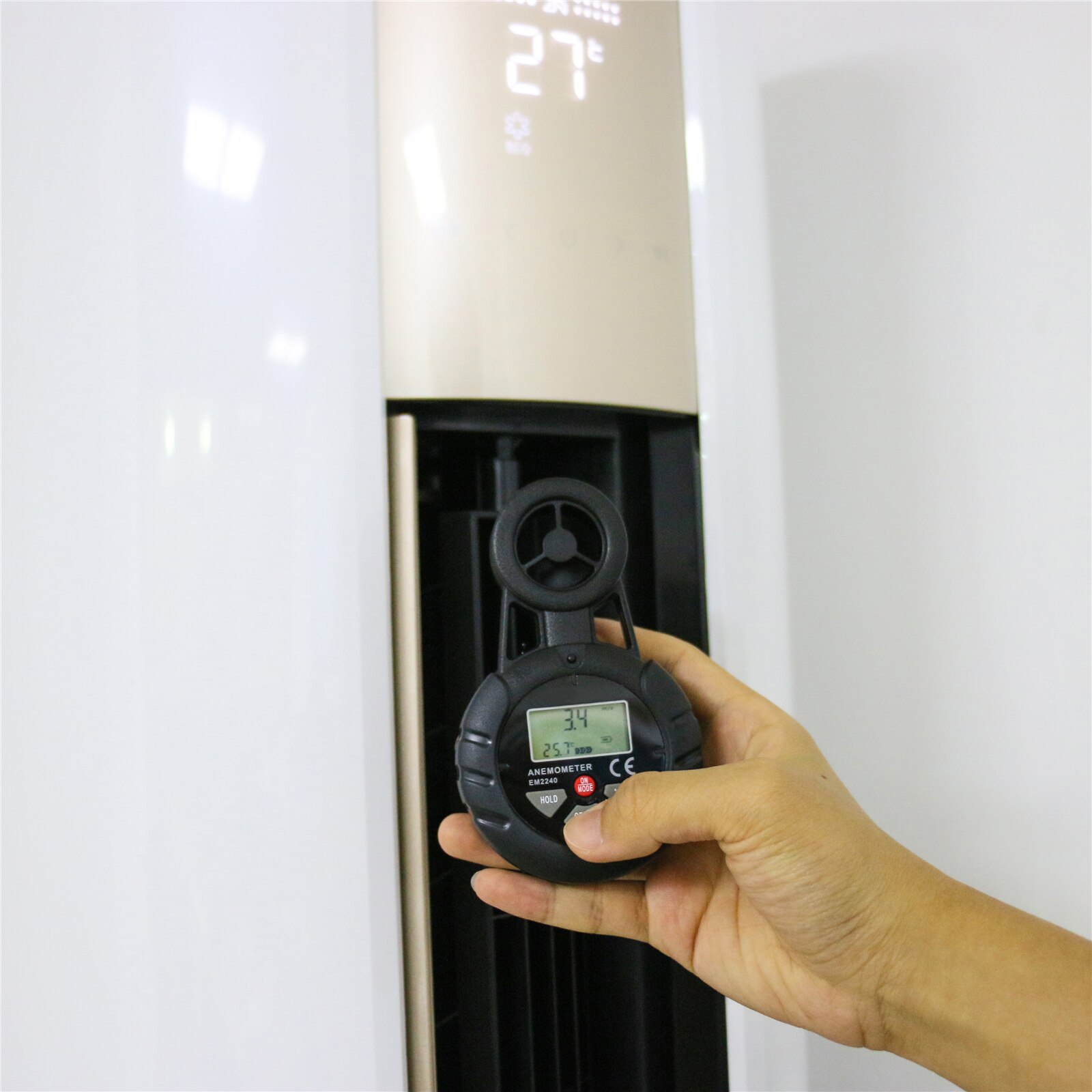 Portable Digital Anemometer Handheld LCD Electronic Wind Speed Air Flow Velocity Measure Meter Tester Backlight