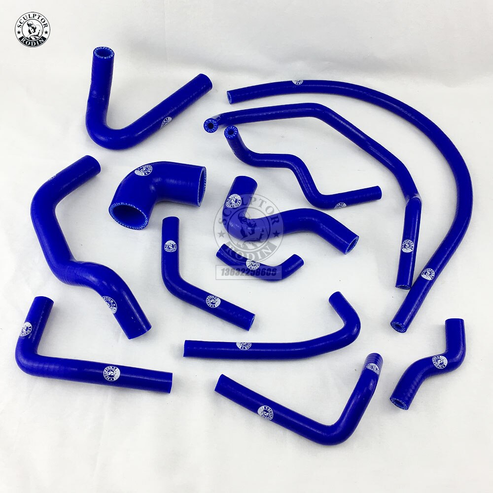 Tuyau de radiateur en Silicone rouge/bleu/noir, 13 pièces, pour Mazda Mx5 MK1 1.6 1989 – 1998: K8-70 BLUE