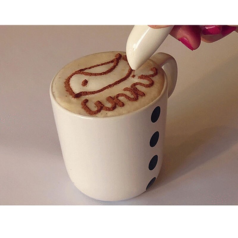 Elektrisk latte art pen til kaffekage krydderipennekage dekoration pen kaffe udskæringspen bagning af konditorværktøj