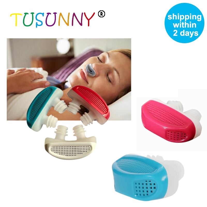 TUSUNNY appareil respiratoire à ronflement PM2.5 | Appareil de Ventilation par le nez, Congestion nasale, purificateur d'air propre 1 pièce