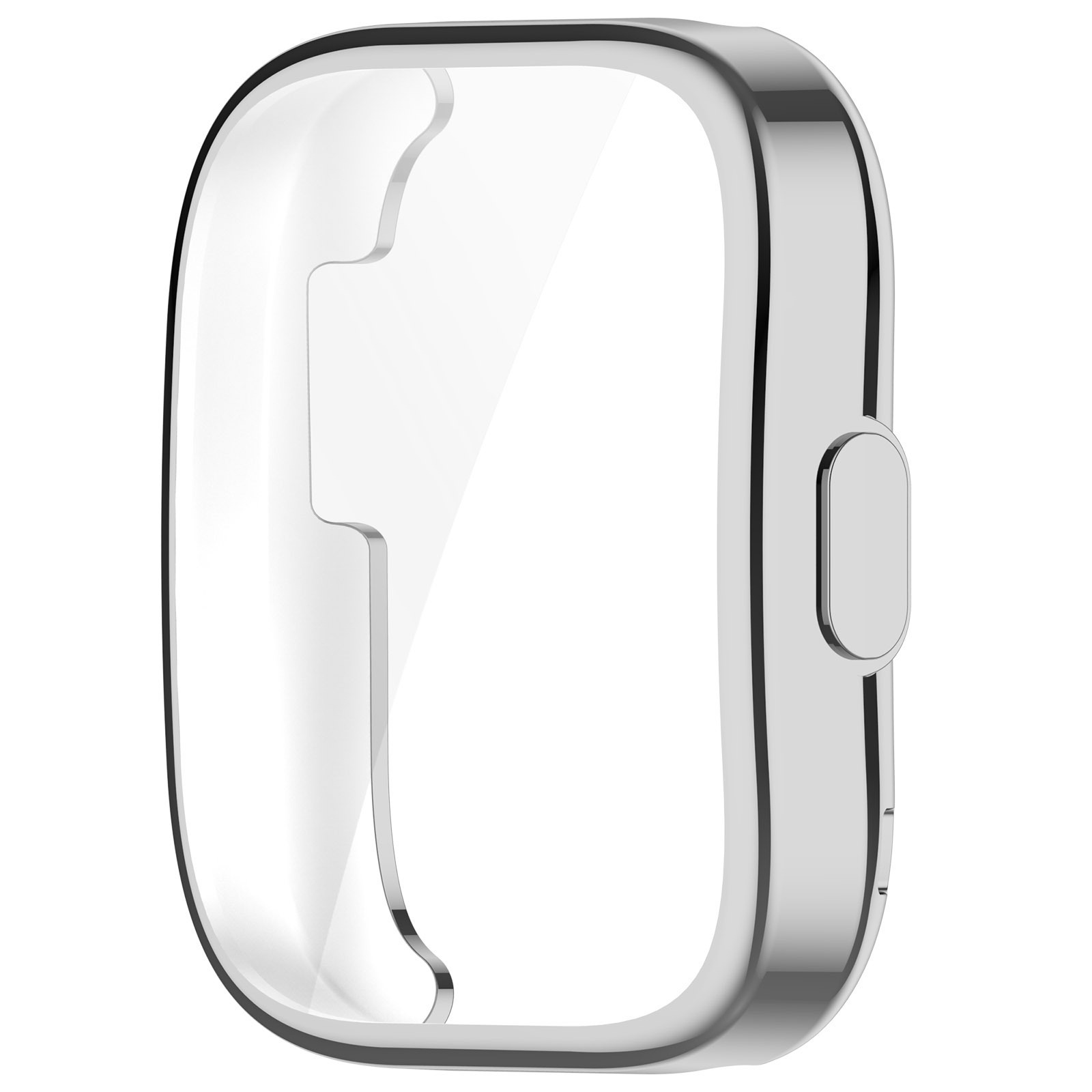 Custodia protettiva per schermo per Amazfit Bip 5 copertura completa paraurti custodia protettiva in TPU morbido per accessori Amazfit Bip5: Argento