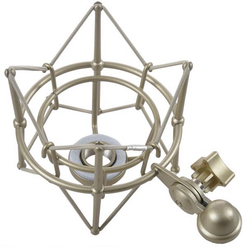 Recording Studio Metal Shockmount Clip Suspension Spiders Bracket Microphone Stand for Broadcast Mic Holder: Convex type
