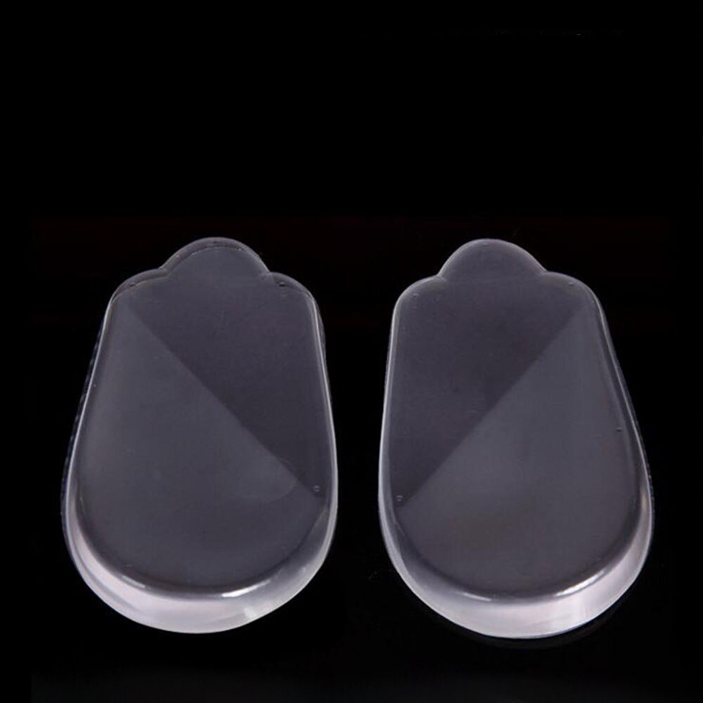 1 Pair Silicone Gel orthopedic Insoles Back Pad Heel Cup for Calcaneal Pain Health Feet Care Support spur feet cushion pads: S