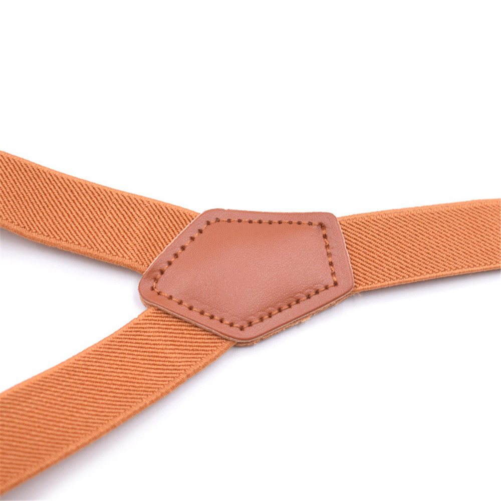 10 pcs\lot Lovely Kids Suspenders Baby Bretels Adjustable 3 Clip Braces Boys Girls Y-Back PU Leather Suspender