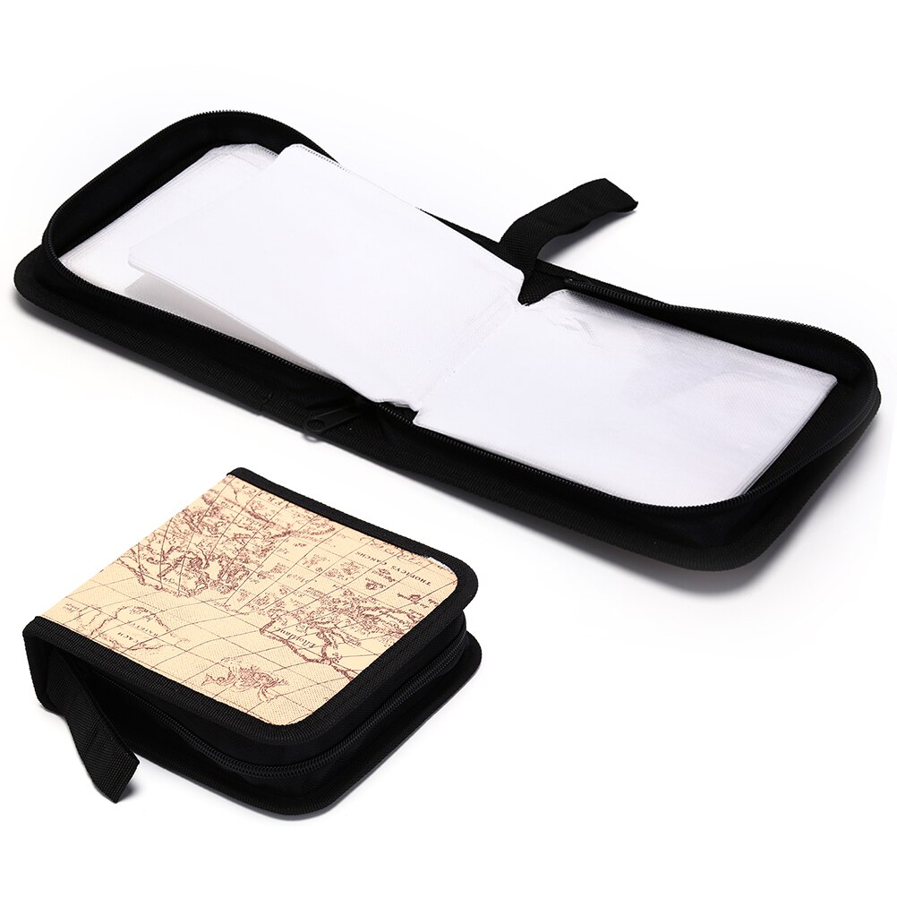 40Pcs Disc Cd Dvd Capaciteit Case Opslag Houder Carry Case Organizer Mouwen Wallet Cover Bag Box Cd Dvd Opslag cover Accessoire