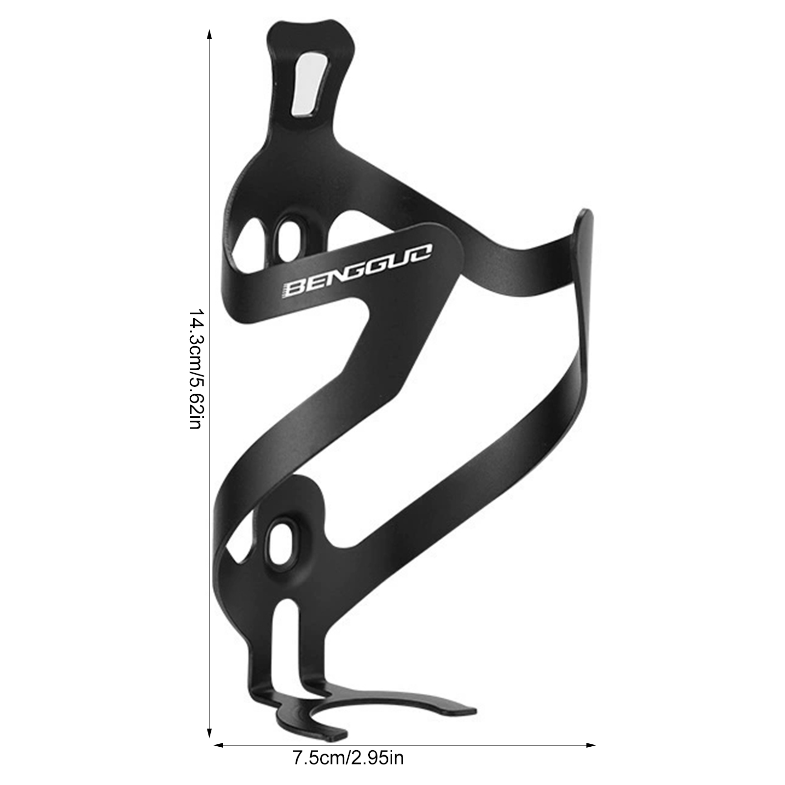 Bike Bottle Holders Cage Bicycle Handle Water Cup Bracket Universal Aluminium Cycling Water Bottle Holder: black