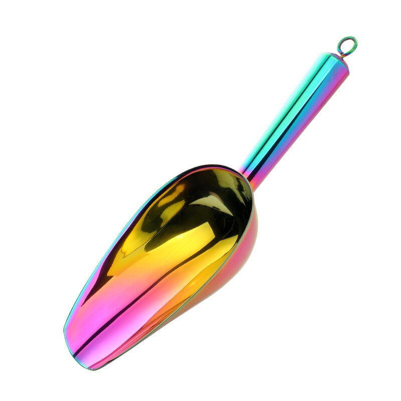 Pala multiusos sólida de acero inoxidable, utensilio de cocina, pala para alimentos, harina, dulces, 2 uds.