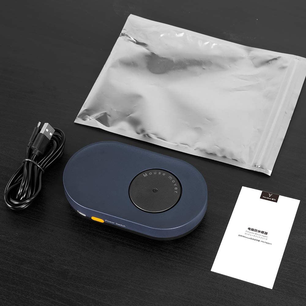 Mouse Jiggler Mouse Mover Mouse Movement Simulator with ON/Off Switch and USB Port Driver-Free Mouse Movement Simulation Mouse