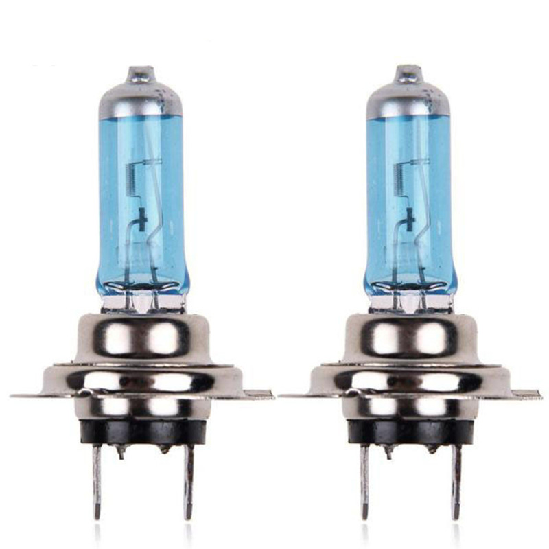 Ampoules H7 6000K pour phares halogènes, lampes blanches 55W 12V, 2 pièces: Default Title
