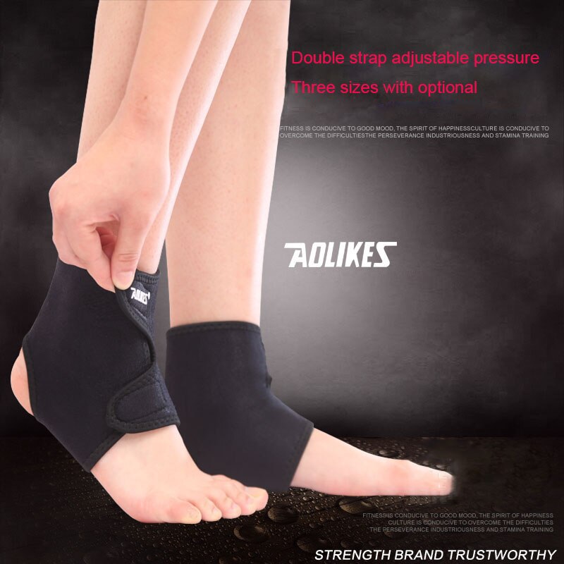 Aolikes 1 Paar Sport Enkel Ondersteuning Voetbal Basketbal Taekwondo Badminton Sport Bescherming Enkelletsel Brace Guard Beschermen