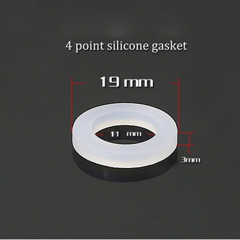10 PCS DN8/10/15/20/25/32/40 Silicone Gasket Flat Sealing Washer Spacer For 1/4" 3/8" 1/2" 3/4" 1" 1-1/4" 1-1/2" BSP NPT Fitting