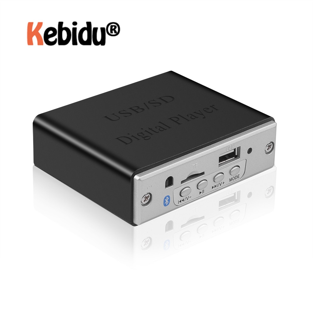 Kebidumei Bluetooth 5.0 MP3 décodeur Module de carte de décodage voiture USB lecteur MP3 WMA WAV TF USB FM autoradio